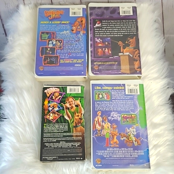 Vintage 90s Y2K Scooby-Doo VHS Cassette Tape Bundle of Four Collectible Rare - Picture 8 of 16